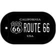 Route 66 California Novelty Metal Dog Tag Necklace DT-1481 2" x 1" Dog Tag (DT)