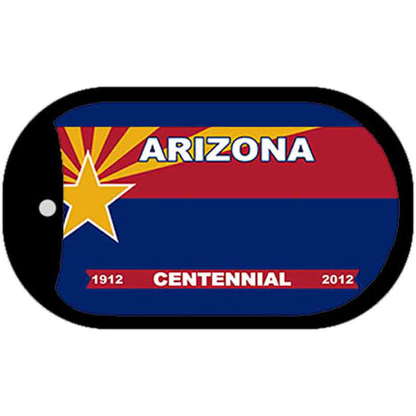 Arizona Centennial State Blank Novelty Metal Dog Tag Necklace DT-1801