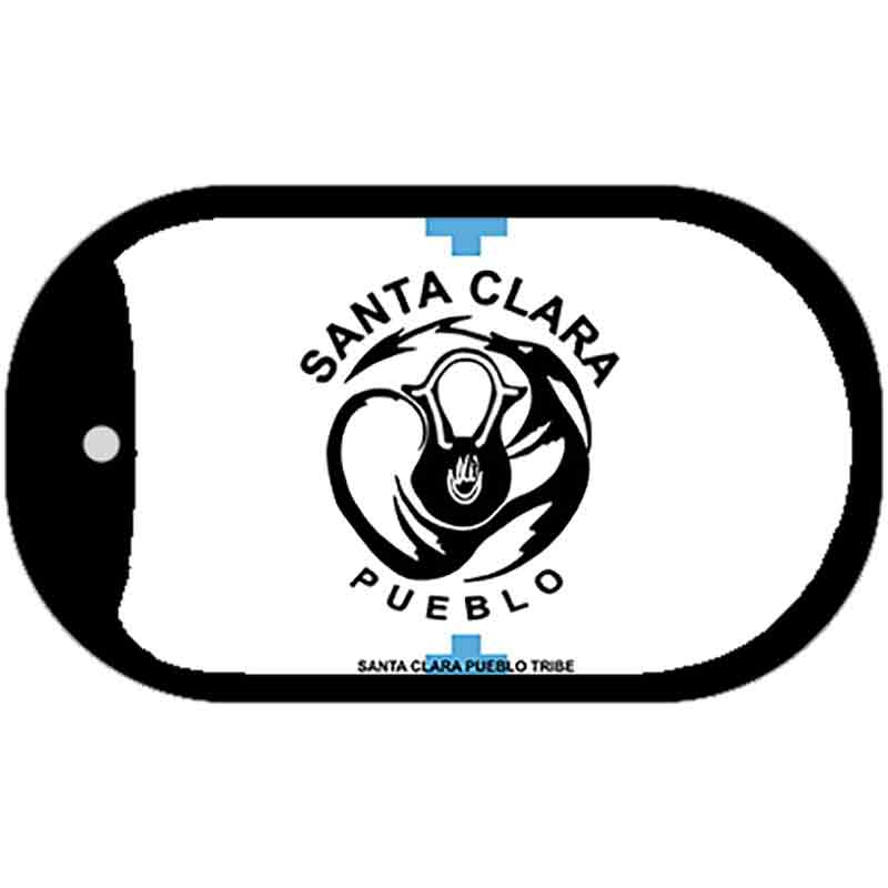 Santa Clara Pueblo Tribe Novelty Metal Dog Tag Necklace DT-1880