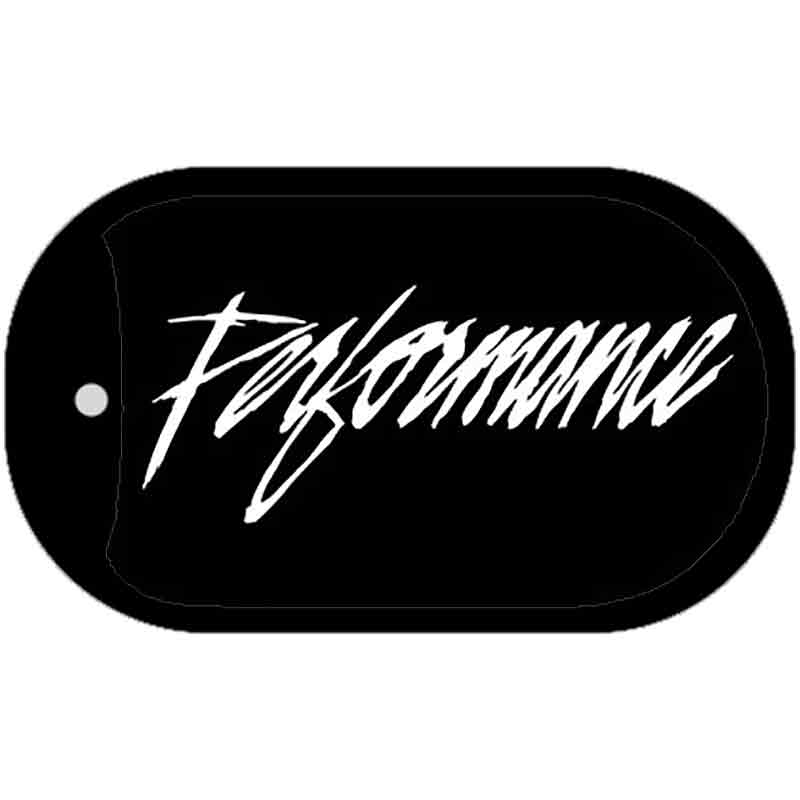 Performance Novelty Metal Dog Tag Necklace DT-1898 2" x 1" Dog Tag (DT)