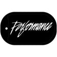 Performance Novelty Metal Dog Tag Necklace DT-1898 2" x 1" Dog Tag (DT)