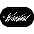Wanted Novelty Metal Dog Tag Necklace DT-1899 2" x 1" Dog Tag (DT)