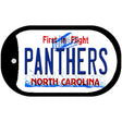 Panthers North Carolina Novelty Metal Dog Tag Necklace DT-2054 2" x 1" Dog Tag (DT)