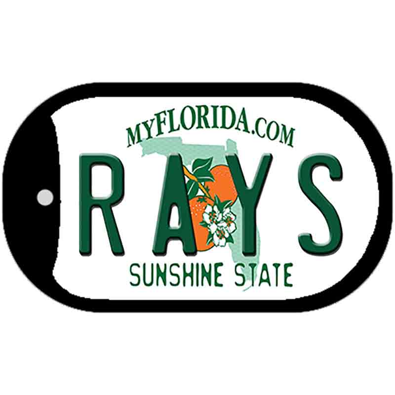 Rays Florida Novelty Metal Dog Tag Necklace DT-2084 2" x 1" Dog Tag (DT)