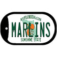 Marlins Florida Novelty Metal Dog Tag Necklace DT-2085 2" x 1" Dog Tag (DT)