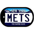 Mets New York Novelty Metal Dog Tag Necklace DT-2088 2" x 1" Dog Tag (DT)