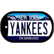 Yankees New York Novelty Metal Dog Tag Necklace DT-2089 2" x 1" Dog Tag (DT)