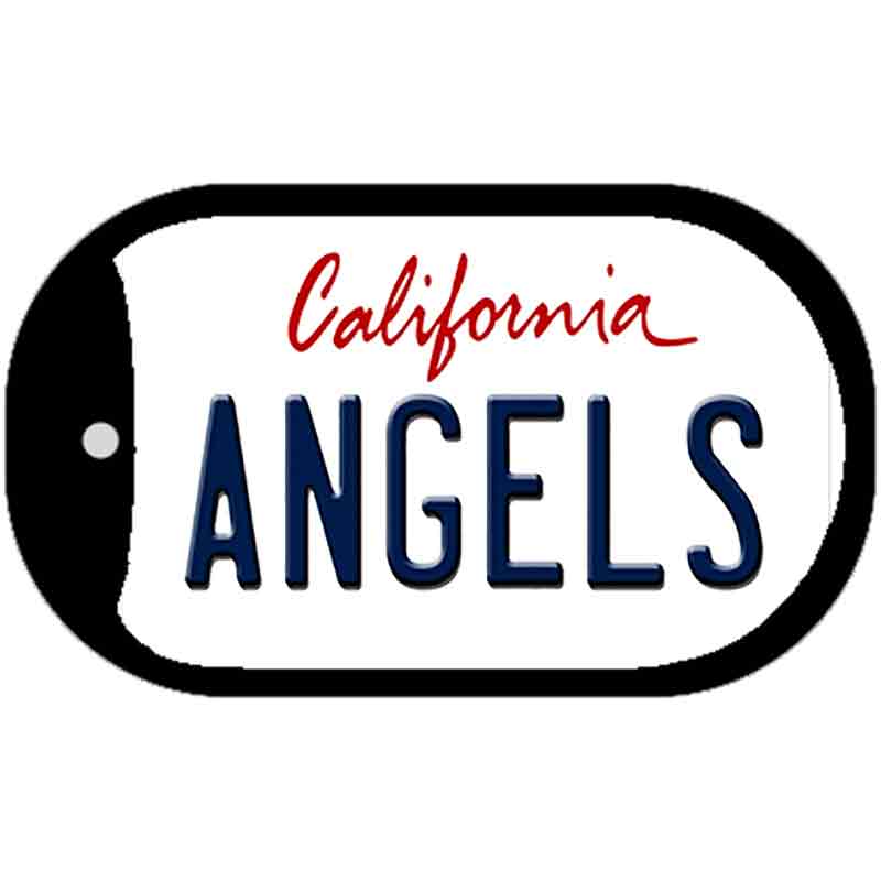 Angels California Novelty Metal Dog Tag Necklace DT-2096 2" x 1" Dog Tag (DT)
