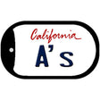 As California Novelty Metal Dog Tag Necklace DT-2097 2" x 1" Dog Tag (DT)