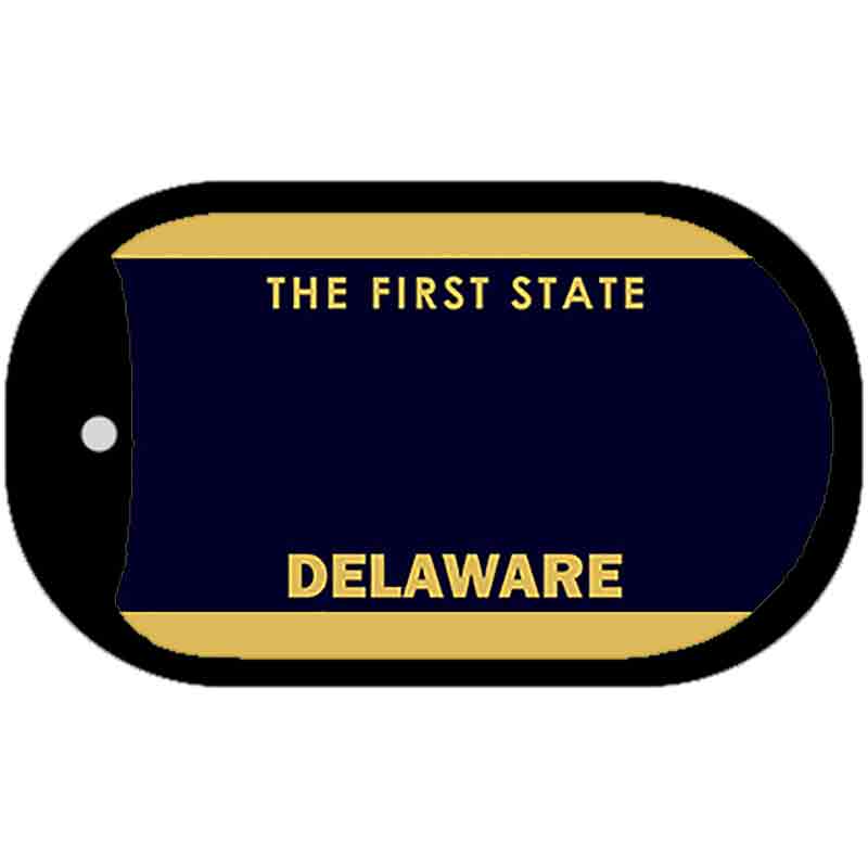 Delaware State Blank Novelty Metal Dog Tag Necklace DT-2223