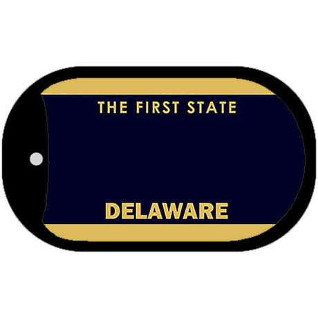Delaware State Blank Novelty Metal Dog Tag Necklace DT-2223