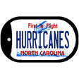 Hurricanes North Carolina Novelty Metal Dog Tag Necklace DT-2295 2" x 1" Dog Tag (DT)