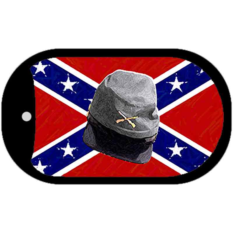 Confederate Cap Dog Tag Kit Novelty Necklace DT-2399
