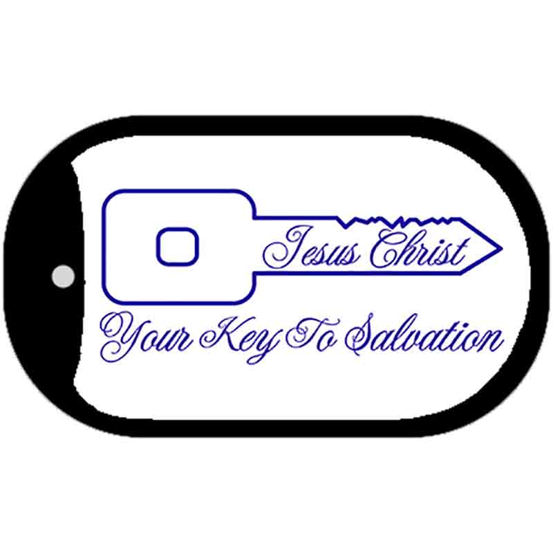 Key To Salvation Novelty Metal Dog Tag Necklace DT-241