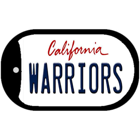Warriors California Novelty Metal Dog Tag Necklace DT-2571