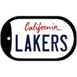 Lakers California Novelty Metal Dog Tag Necklace DT-2575 2" x 1" Dog Tag (DT)
