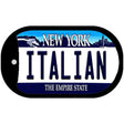 Italian New York Novelty Metal Dog Tag Necklace DT-3546 2" x 1" Dog Tag (DT)