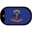 North Dakota State Flag Metal Novelty Dog Tag Necklace DT-3595 2" x 1" Dog Tag (DT)