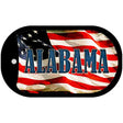 Alabama Metal Novelty Dog Tag Necklace DT-3612
