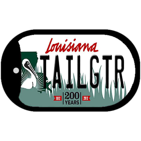 Tailgtr Louisiana Novelty Metal Dog Tag Necklace DT-3678