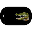 Gator Offset Novelty Metal Dog Tag Necklace DT-3746 2" x 1" Dog Tag (DT)