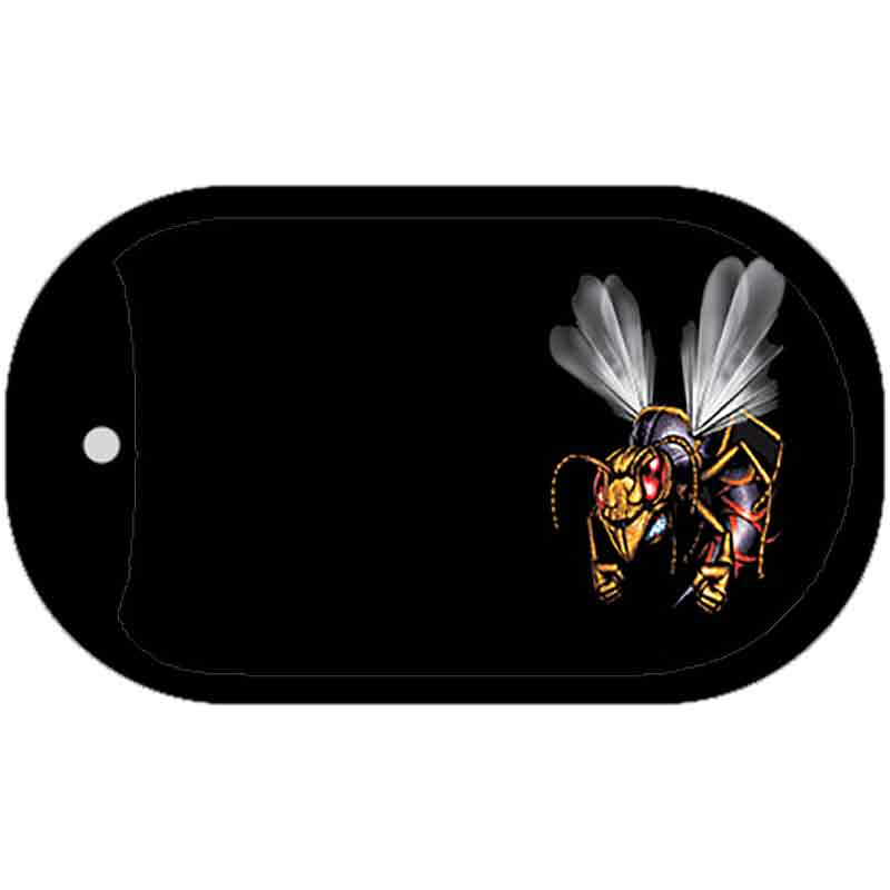 Hornet Offset Novelty Metal Dog Tag Necklace DT-3747 2" x 1" Dog Tag (DT)