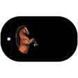 Horse Offset Novelty Metal Dog Tag Necklace DT-3762 2" x 1" Dog Tag (DT)