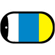 Canary Islands Flag Scroll Metal Novelty Dog Tag Necklace DT-3986
