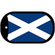 Scotland Flag Metal Novelty Dog Tag Necklace DT-4136