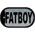 Fatboy Diamond Novelty Metal Dog Tag Necklace DT-4203
