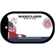 Maryland State Blank Novelty Metal Dog Tag Necklace DT-4239
