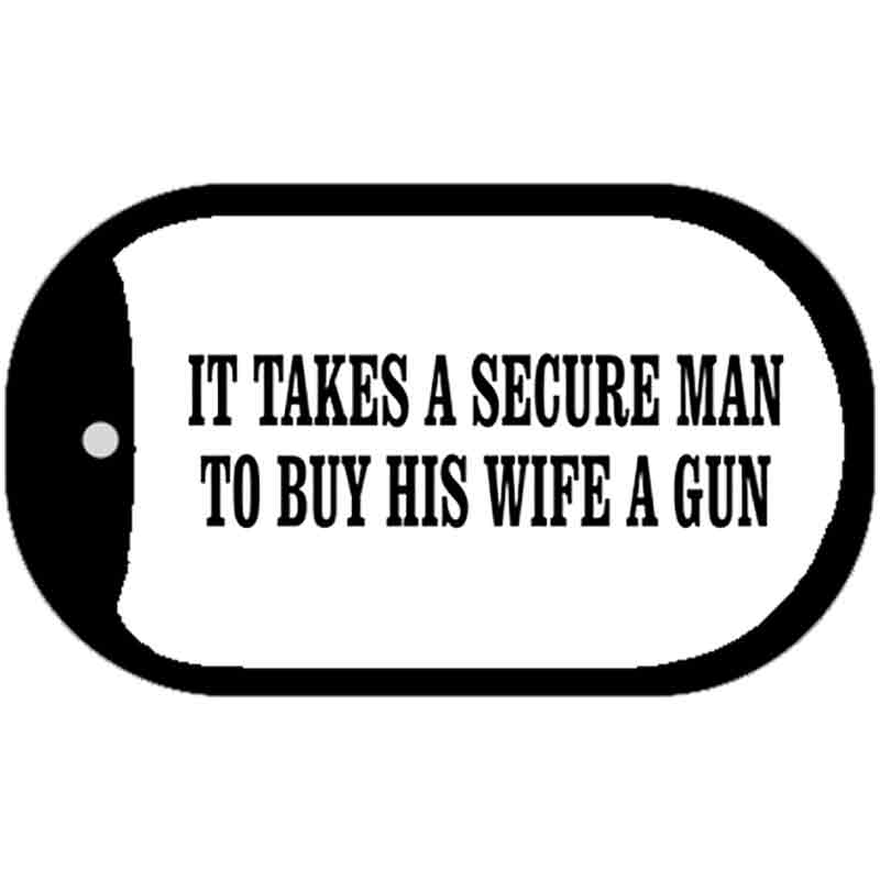 Secure Man To Buy Novelty Metal Dog Tag Necklace DT-4711