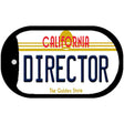 Director California Novelty Metal Dog Tag Necklace DT-4894 2" x 1" Dog Tag (DT)