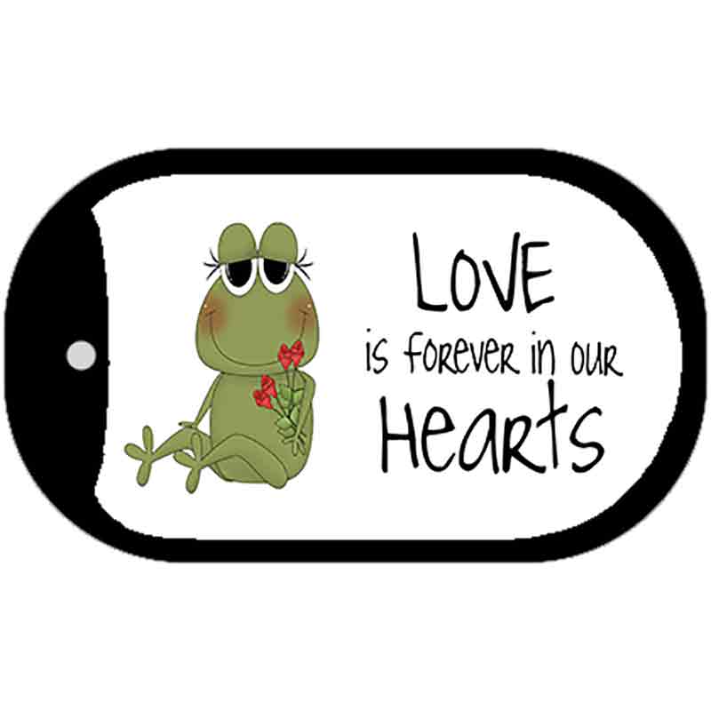 Love in our Hearts Novelty Metal Dog Tag Necklace DT-5018