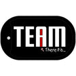 I In Team Novelty Metal Dog Tag Necklace DT-5127 2" x 1" Dog Tag (DT)