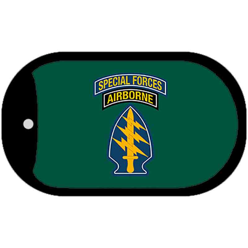 Special Forces Novelty Metal Dog Tag Necklace DT-5223 2" x 1" Dog Tag (DT)