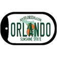 Orlando Florida Novelty Metal Dog Tag Necklace DT-6006 2" x 1" Dog Tag (DT)