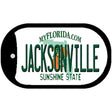 Jacksonville Florida Novelty Metal Dog Tag Necklace DT-6008 2" x 1" Dog Tag (DT)