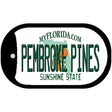 Pembroke Pines Florida Novelty Metal Dog Tag Necklace DT-6009 2" x 1" Dog Tag (DT)