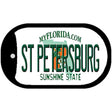 St Petersburg Florida Novelty Metal Dog Tag Necklace DT-6014 2" x 1" Dog Tag (DT)