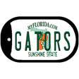 Gators Florida Novelty Metal Dog Tag Necklace DT-6020 2" x 1" Dog Tag (DT)