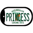 Princess Florida Novelty Metal Dog Tag Necklace DT-6023 2" x 1" Dog Tag (DT)