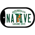 Native Florida Novelty Metal Dog Tag Necklace DT-6029 2" x 1" Dog Tag (DT)