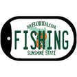 Fishing Florida Novelty Metal Dog Tag Necklace DT-6036 2" x 1" Dog Tag (DT)
