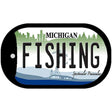 Fishing Michigan Novelty Metal Dog Tag Necklace DT-6124