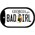 Bad Girl Georgia Novelty Metal Dog Tag Necklace DT-6156 2" x 1" Dog Tag (DT)