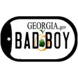 Bad Boy Georgia Novelty Metal Dog Tag Necklace DT-6157 2" x 1" Dog Tag (DT)