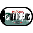 New Orleans Louisiana Novelty Metal Dog Tag Necklace DT-6179 2" x 1" Dog Tag (DT)
