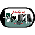 I Love Louisiana Louisiana Novelty Metal Dog Tag Necklace DT-6201