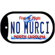No Murci North Carolina Novelty Metal Dog Tag Necklace DT-6502 2" x 1" Dog Tag (DT)